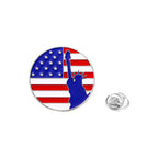 American Flag Enamel Pin Brooch