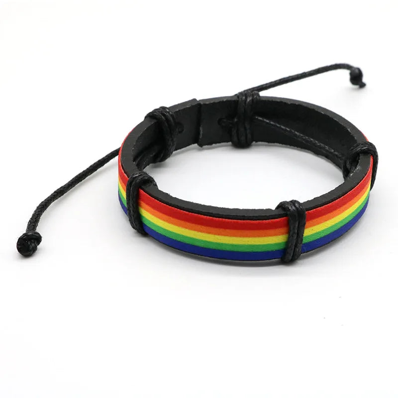 LGBTQ Rainbow Strap Bracelet