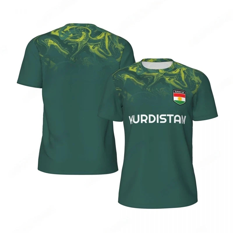 KURDISTAN 3D Print Sports Quick-dry Breathable Men T-shirt