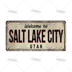 Welcome To USA City Car Plate
