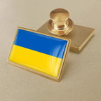 Ukrainian Map Emblem Pins