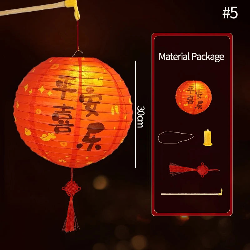 Paper Lantern Hanging Decorations Mid- Autumn Festival