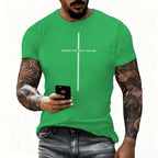 Jesus Cross Print Christian T-shirt