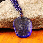 Handmade Necklace Nepal Buddhist Mala Stone Beads