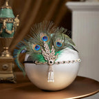 Peacock Feather Headband