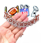 6pcs/set Rugby Ironing Patches