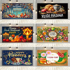 Happy Rosh Hashanah Backdrop Jewish New Year