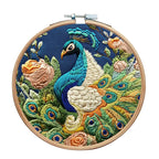 Peacock Embroidery Kit