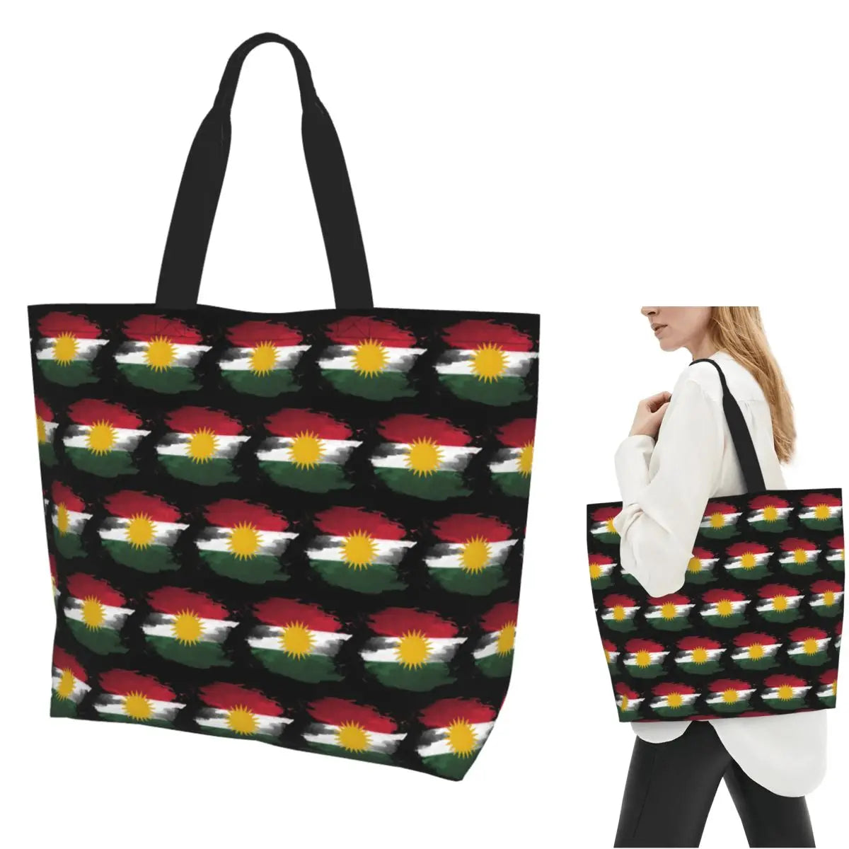Kurdistan Flag Shopping Bag