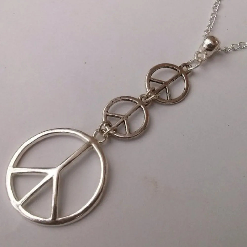 Peace Symbol Pendant Necklace