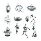 20pcs Football Charms American Football Pendants Jewelry