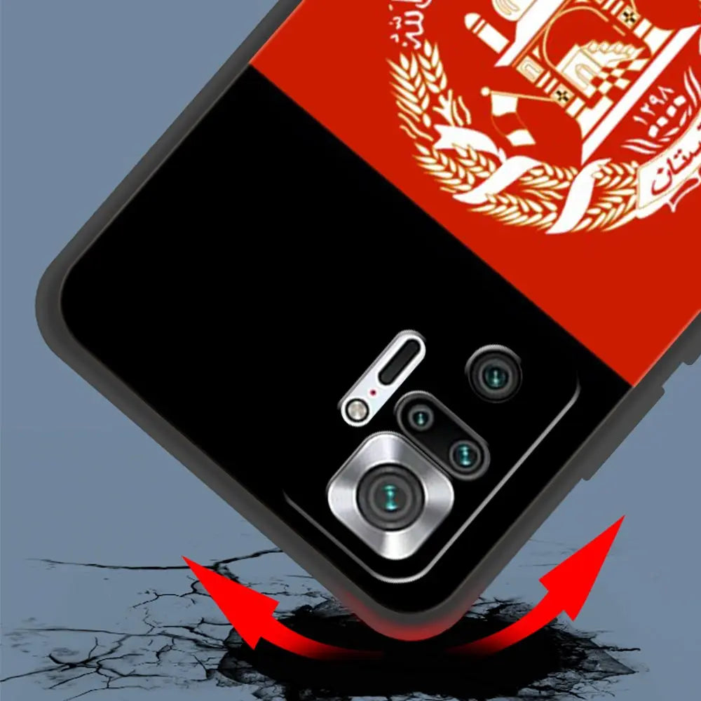 Phone Case For Xiaomi Redmi Note phones Afghanistan Flag