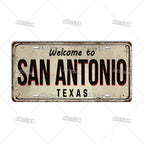 Welcome To USA City Car Plate