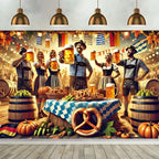 Oktoberfest Beer Theme Celebration Background