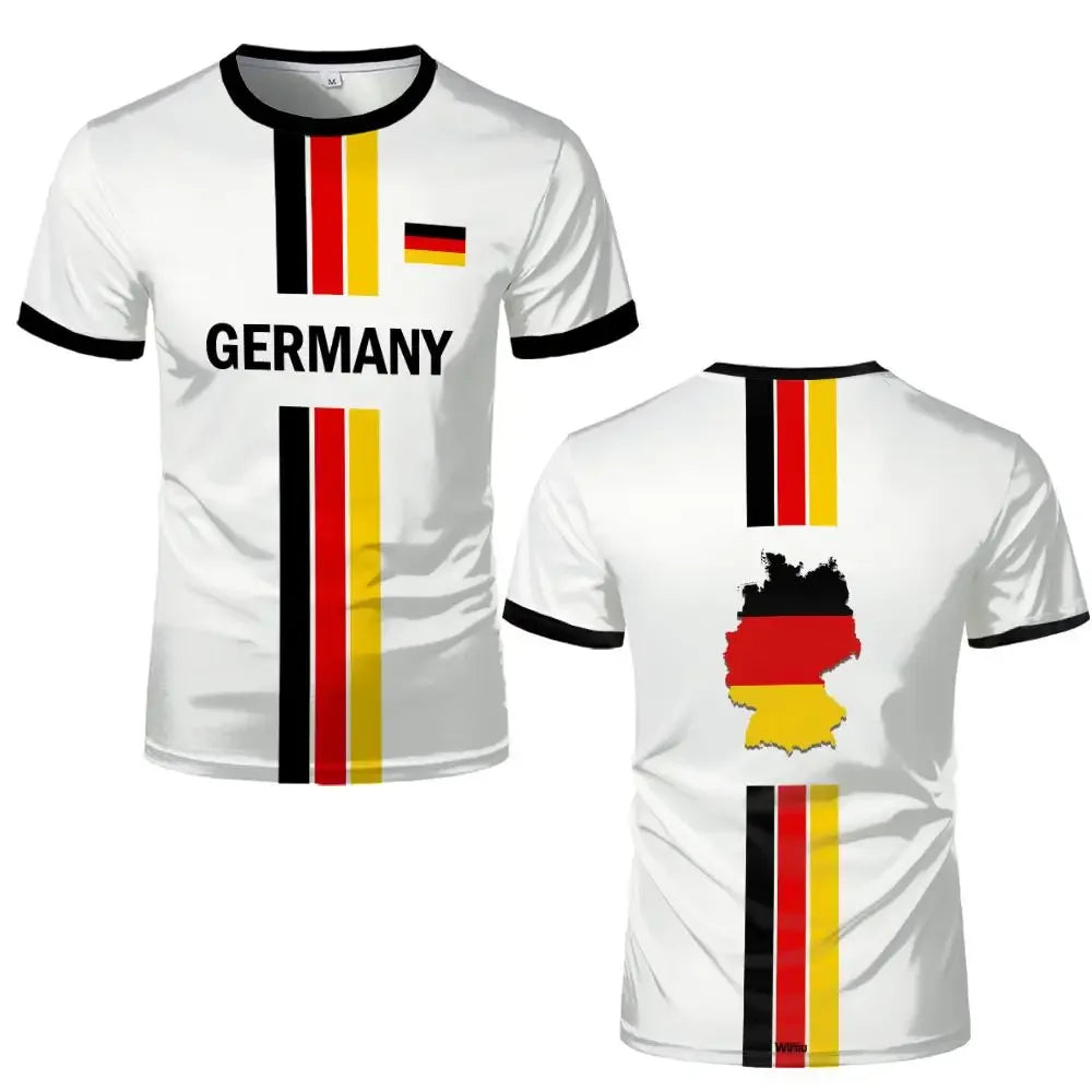 Germany National Flag Map T-Shirt