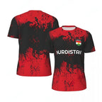 KURDISTAN 3D Print Sports Quick-dry Breathable Men T-shirt