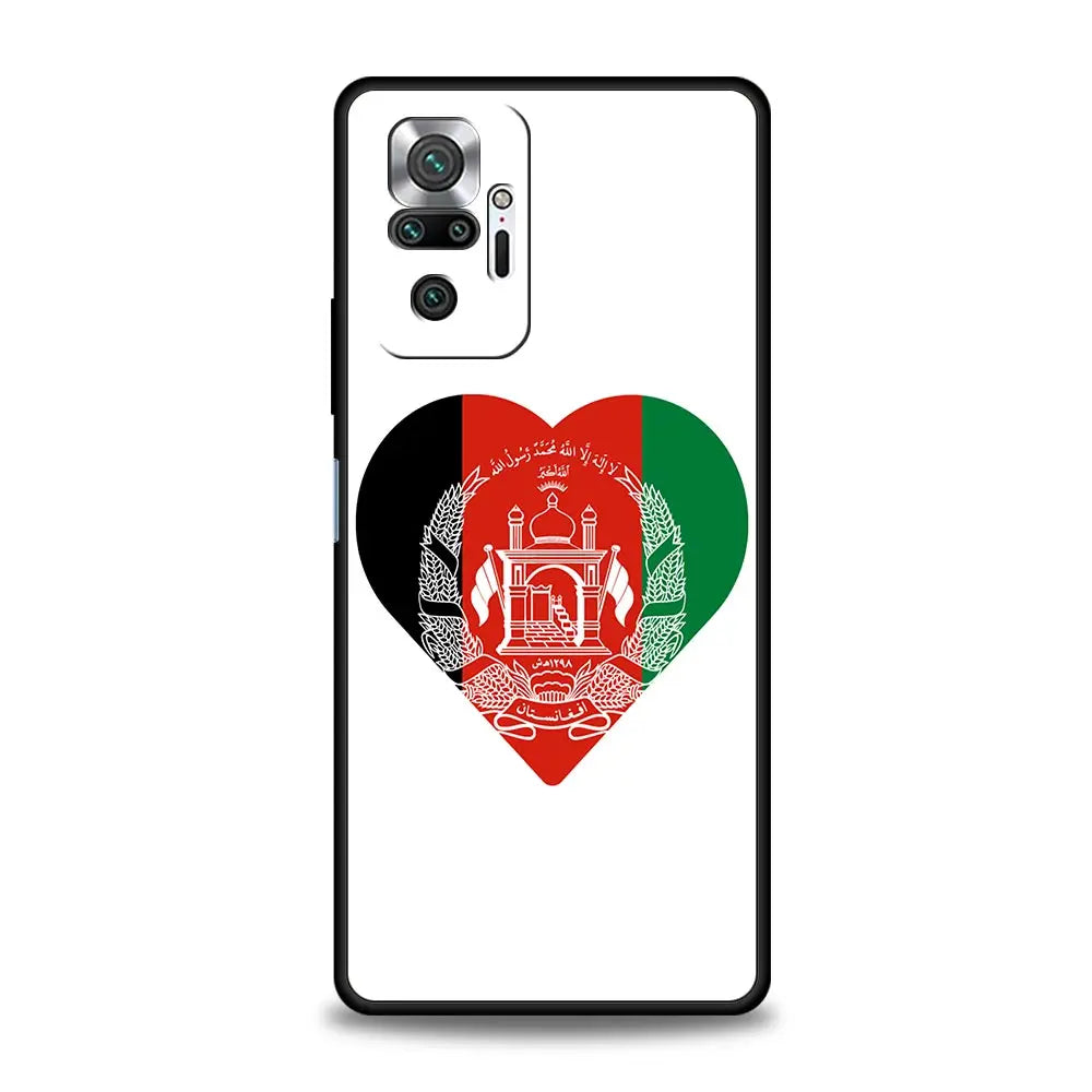 Phone Case For Xiaomi Redmi Note phones Afghanistan Flag