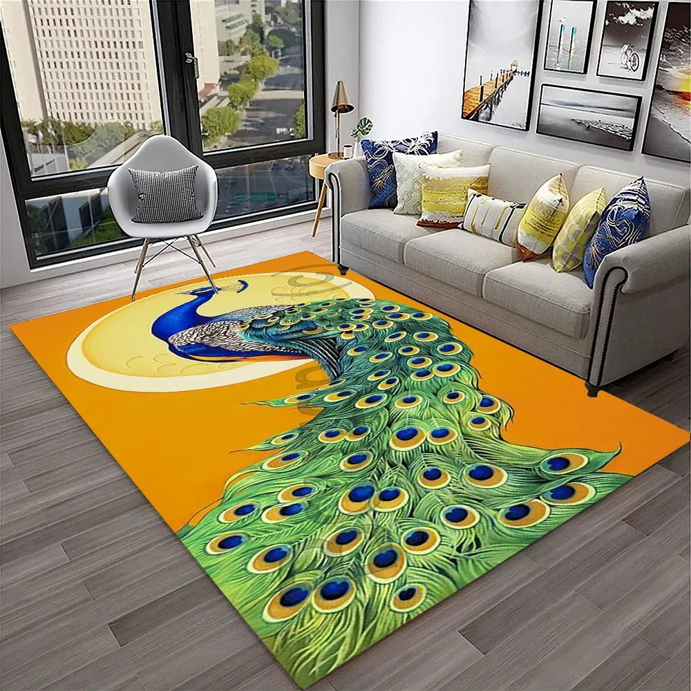 Peacock Rug Doormat