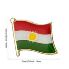 KURDISTAN National Flag Embroidered Patches