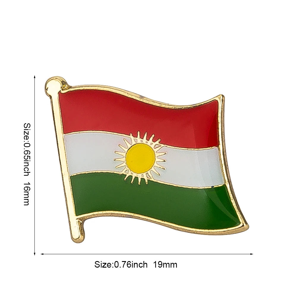 KURDISTAN National Flag Embroidered Patches