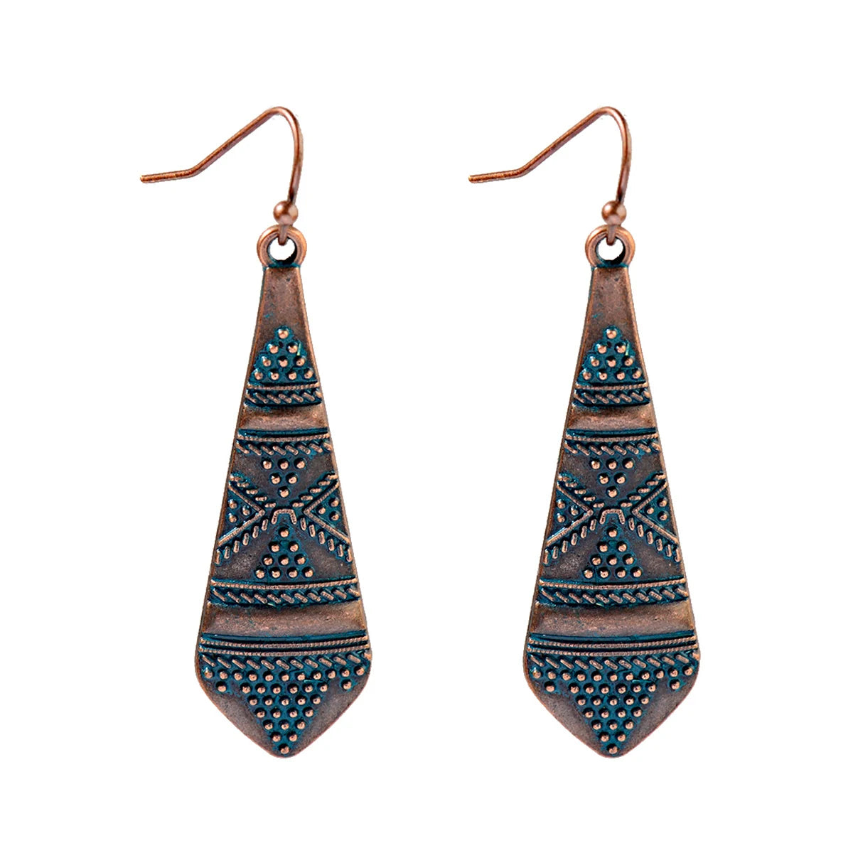 Vintage Bronze Arrow Alloy Dangle Earrings