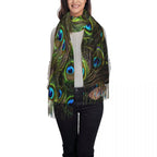 Ladies Long Peacock Cute And Beautiful Scarves