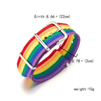 LGBTQ Rainbow Strap Bracelet