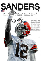Classic American Football Sports Star Art Poster
