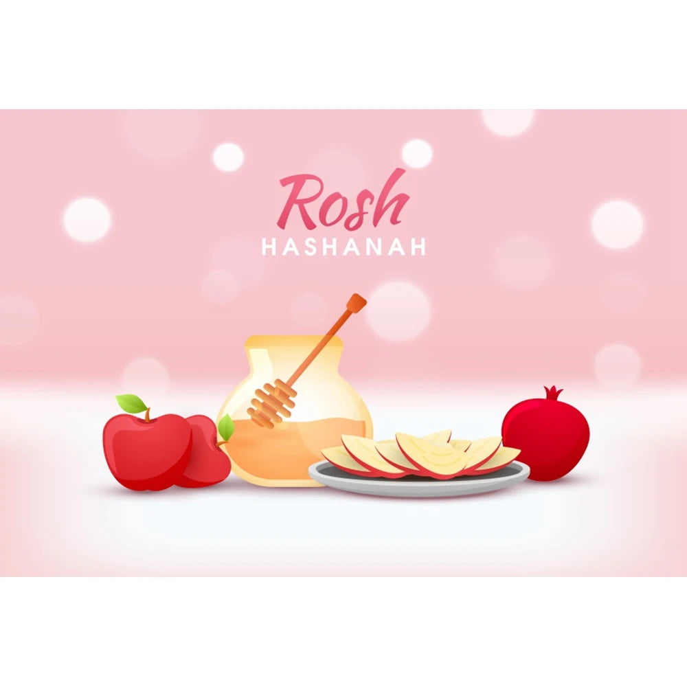 Happy Rosh Hashanah Photography Background Backdrop