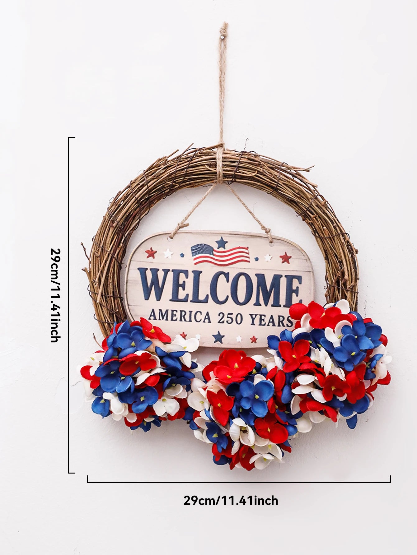 Patriotic Wreath USA
