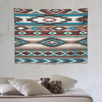 Southwestern Aztec Tapestry Wall Hanging Southwest Native American