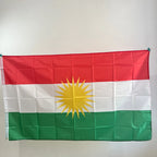 90*150cm Kurdistan Flag Hanging Polyester