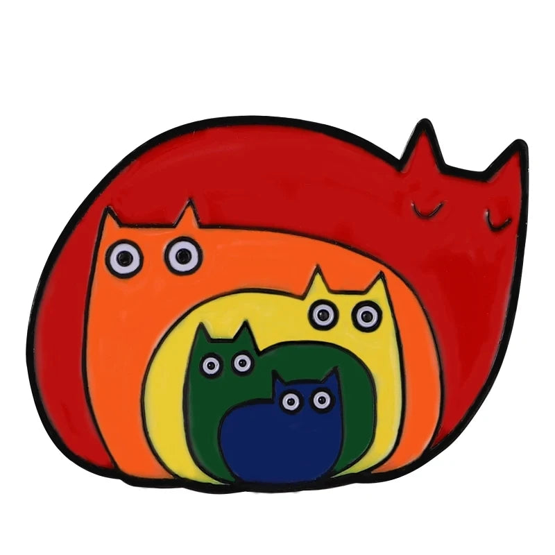 LGBT Rainbow Enamel Pins Pride