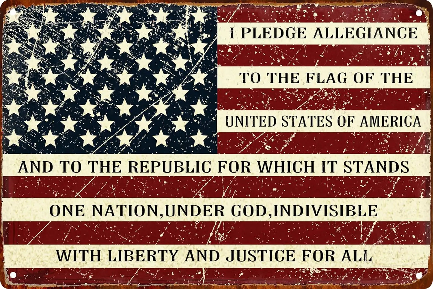 Retro Metal Sign Vintage USA