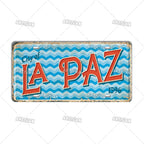 Artisian MEXICO License Plate