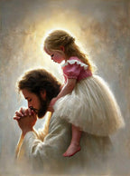 Jesus With Woman Christian Posters Savior