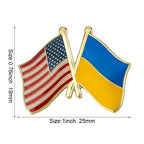 Ukraine Flag Laple Pin Badge