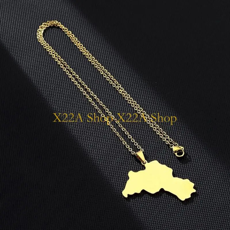 Unique Kurdistan Map Necklace