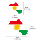 Kurdistan Kurds Map Creative Stickers Car
