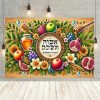Happy Purim Rosh Hashanah Jewish New Year Background Carnival Festivals