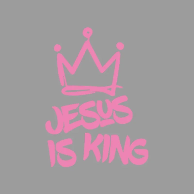 Jesus Is King Stickers