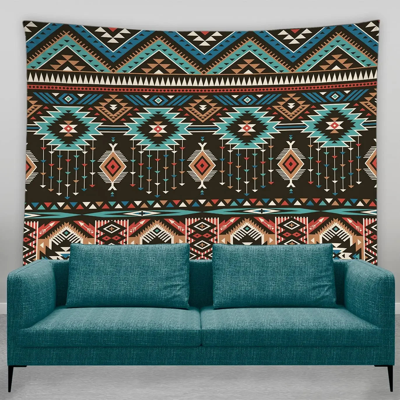 Native Tribal Navajo Vintage Tapestry Wall Hanging Decor