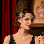Peacock Feather Headband