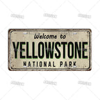 Welcome To USA City Car Plate