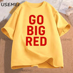 Go Big Red T Shirt Football
