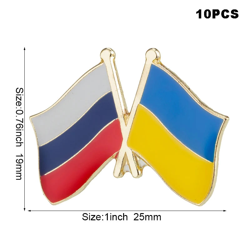 10pc Ukraine Friendship Badge International Collections