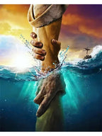 Jesus The Hand of God Canvas
