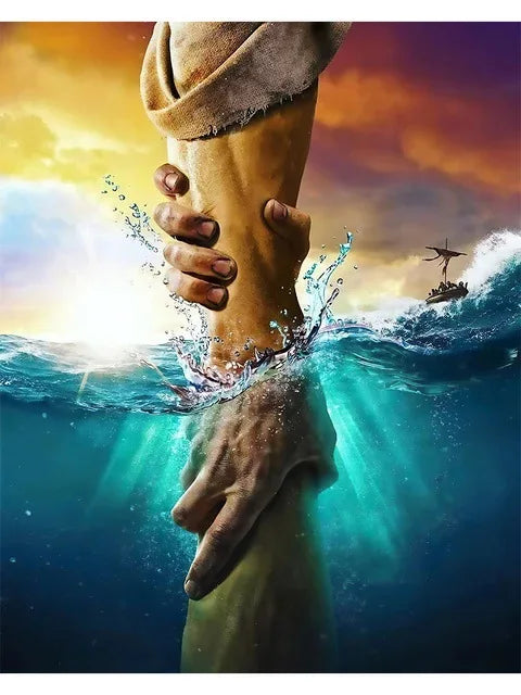 Jesus The Hand of God Canvas