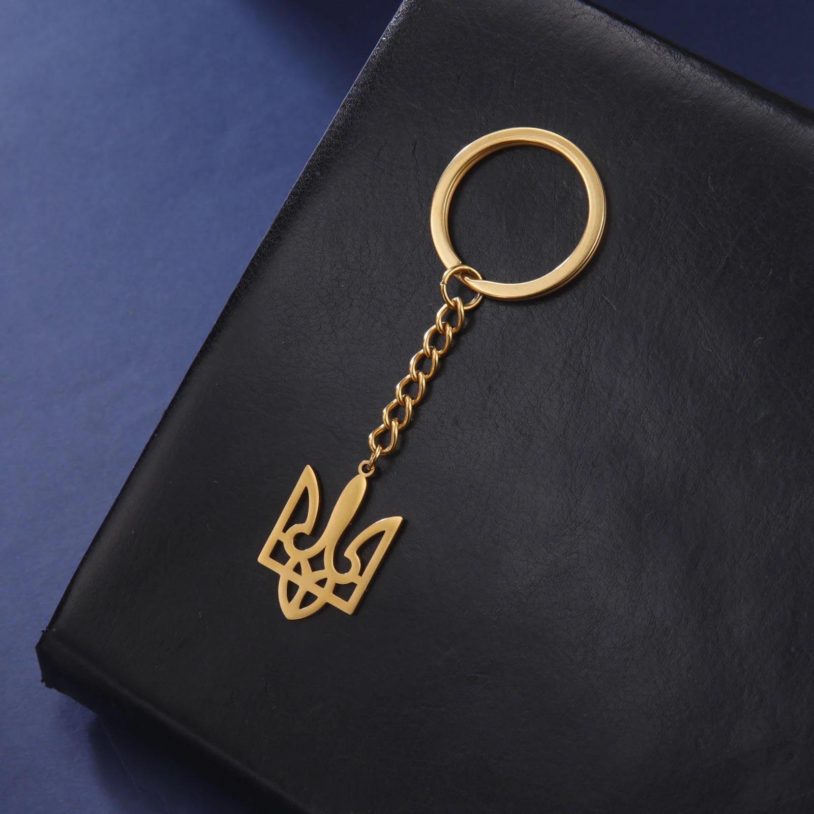 Ukraine National Emblem Keychain Ukrainian