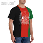 Tight Sports T-shirt Afghanistan Flag